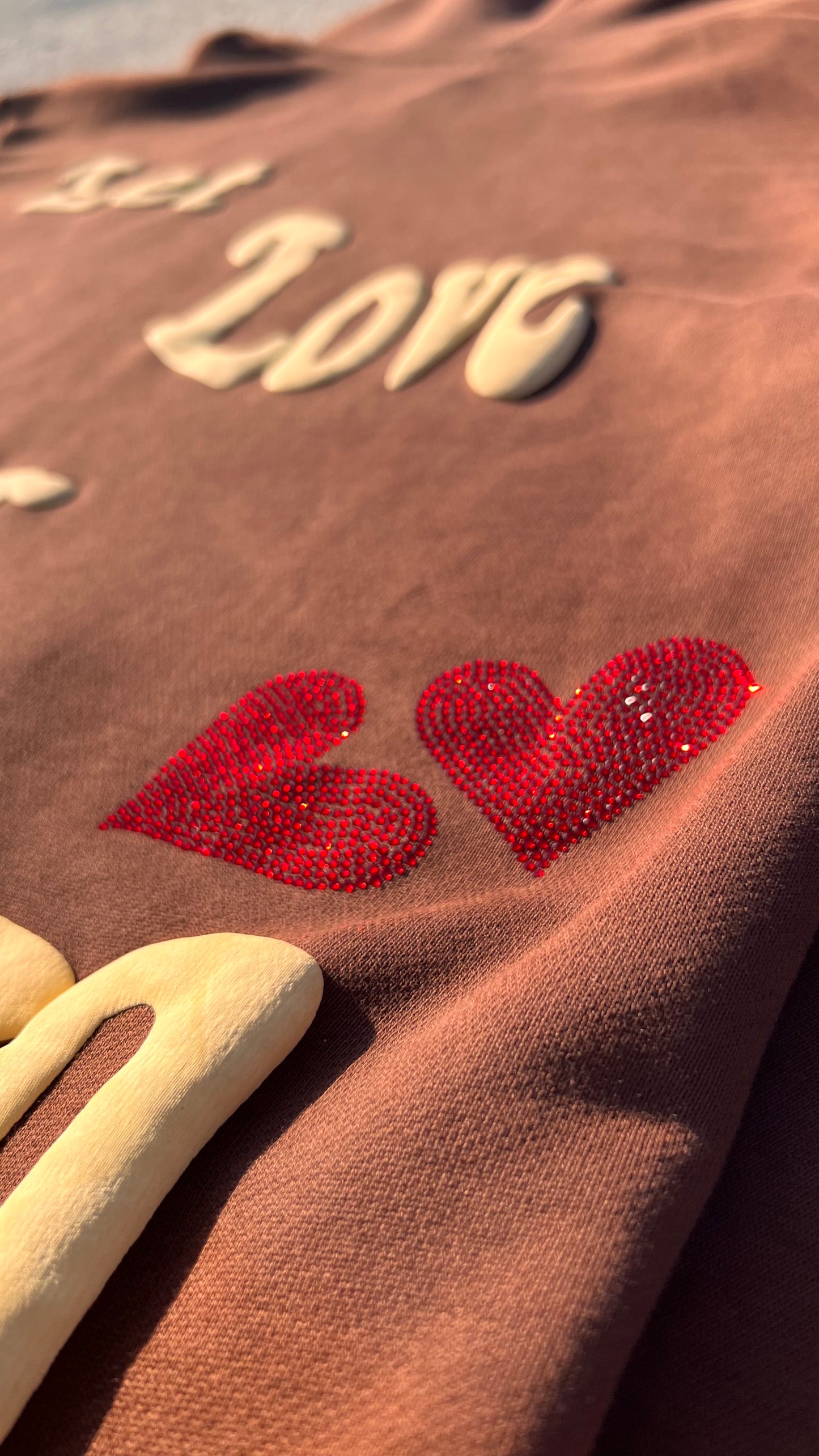 Let love conquer hatred - Brown